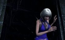 Resident Evil 4 Remake Tifa Lockhart Purple Dress