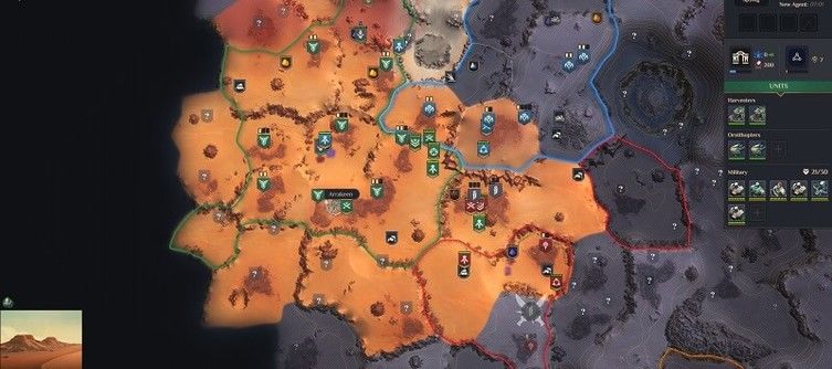Dune: Spice Wars Early Access Roadmap - 2023 Brings Conquest Mode, Tutorials, A New Faction, and More