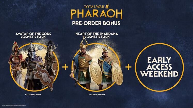 Total War: Pharaoh Price and Details of Deluxe and Dynasty Editions