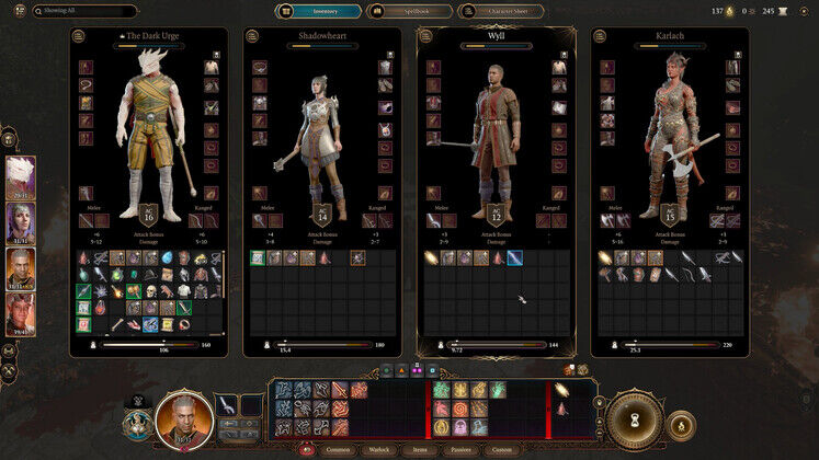 How to Sort Your Inventory in Baldur's Gate 3