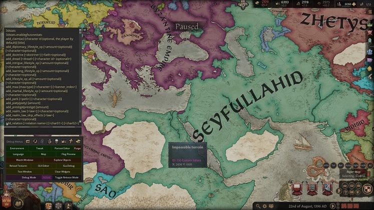 Crusader Kings 3 Console Commands and Cheats List